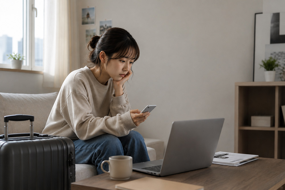 就活に迷う女性